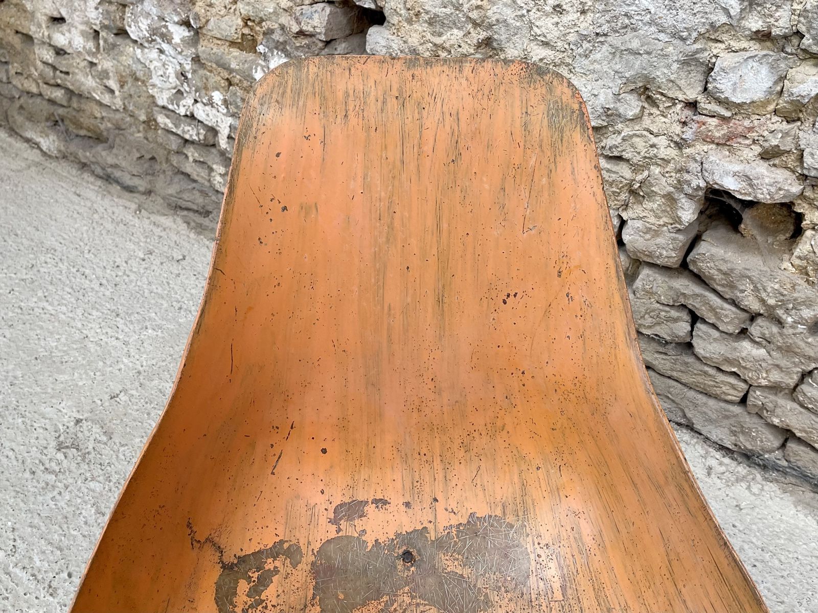 photo vinterior Beauty In Decay. Vintage Swedish Scoop Or Sleigh Chair. Occasional. Statement