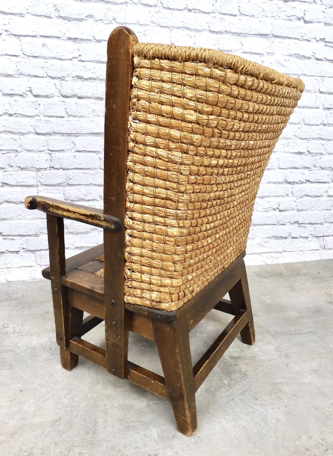 Child's Orkney Chair, 1890s, Pine photo vinterior