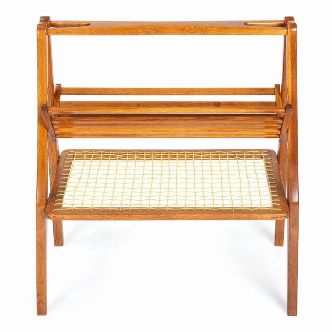 A Wooden Newspaper Stand Made In The 1960s By The Company úluv. photo buy