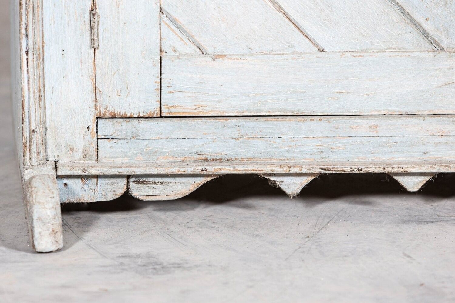 19thc Irish Vernacular Painted Farmhouse Dresser photo vintage