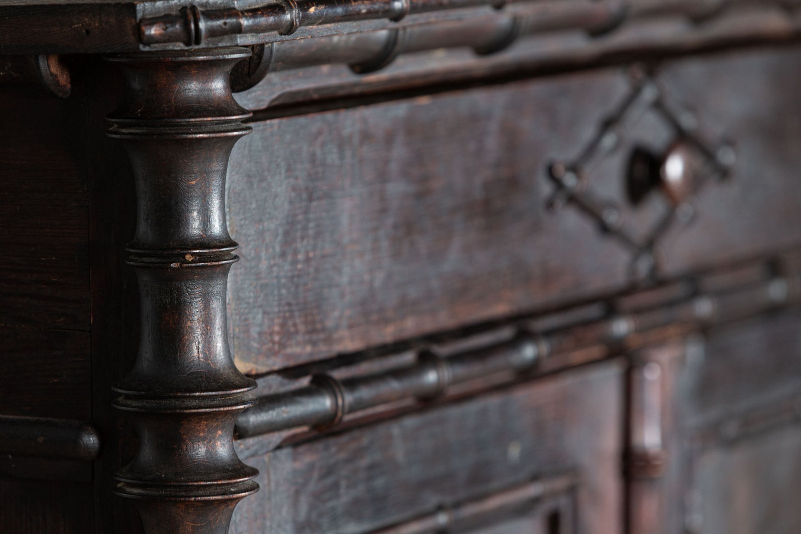 3853.0 19th Century French Faux Bamboo Buffet Cupboard photo