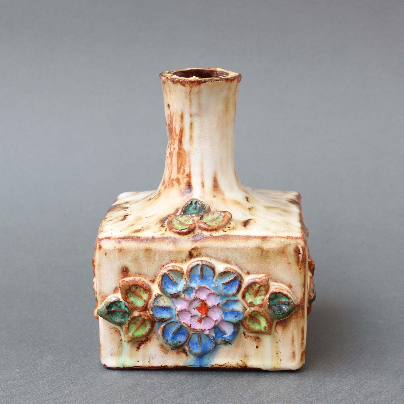 Mid Century French Ceramic Pitcher By La Roue (Circa 1960s)   Small photo vinterior