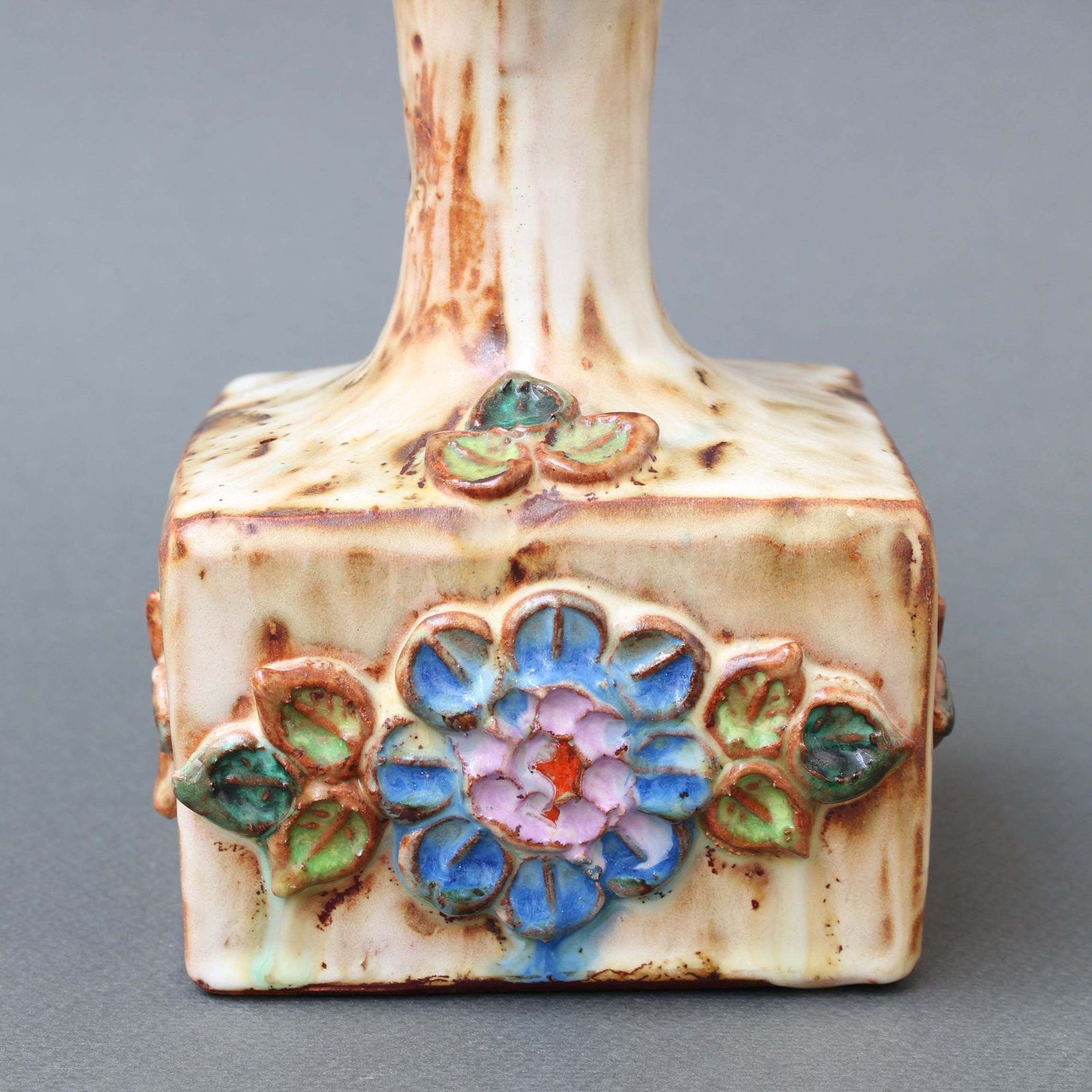 Mid Century French Ceramic Pitcher By La Roue (Circa 1960s)   Small photo buy