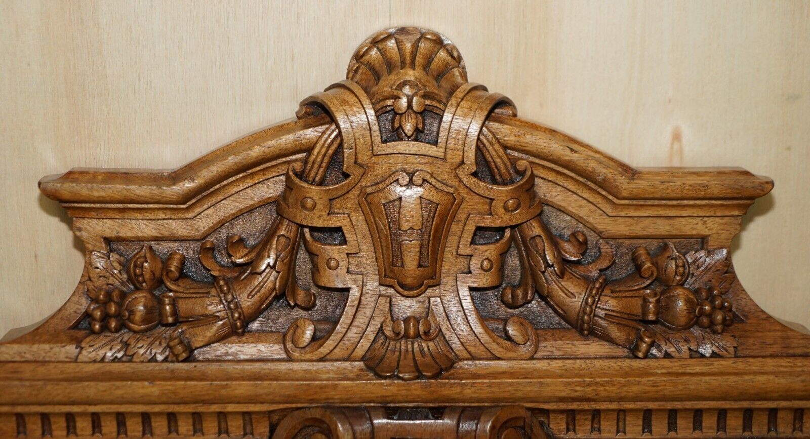 Pair Of Ornate Carved Antique Italian Throne Chairs With Griffins / Dragons photo 2950.0
