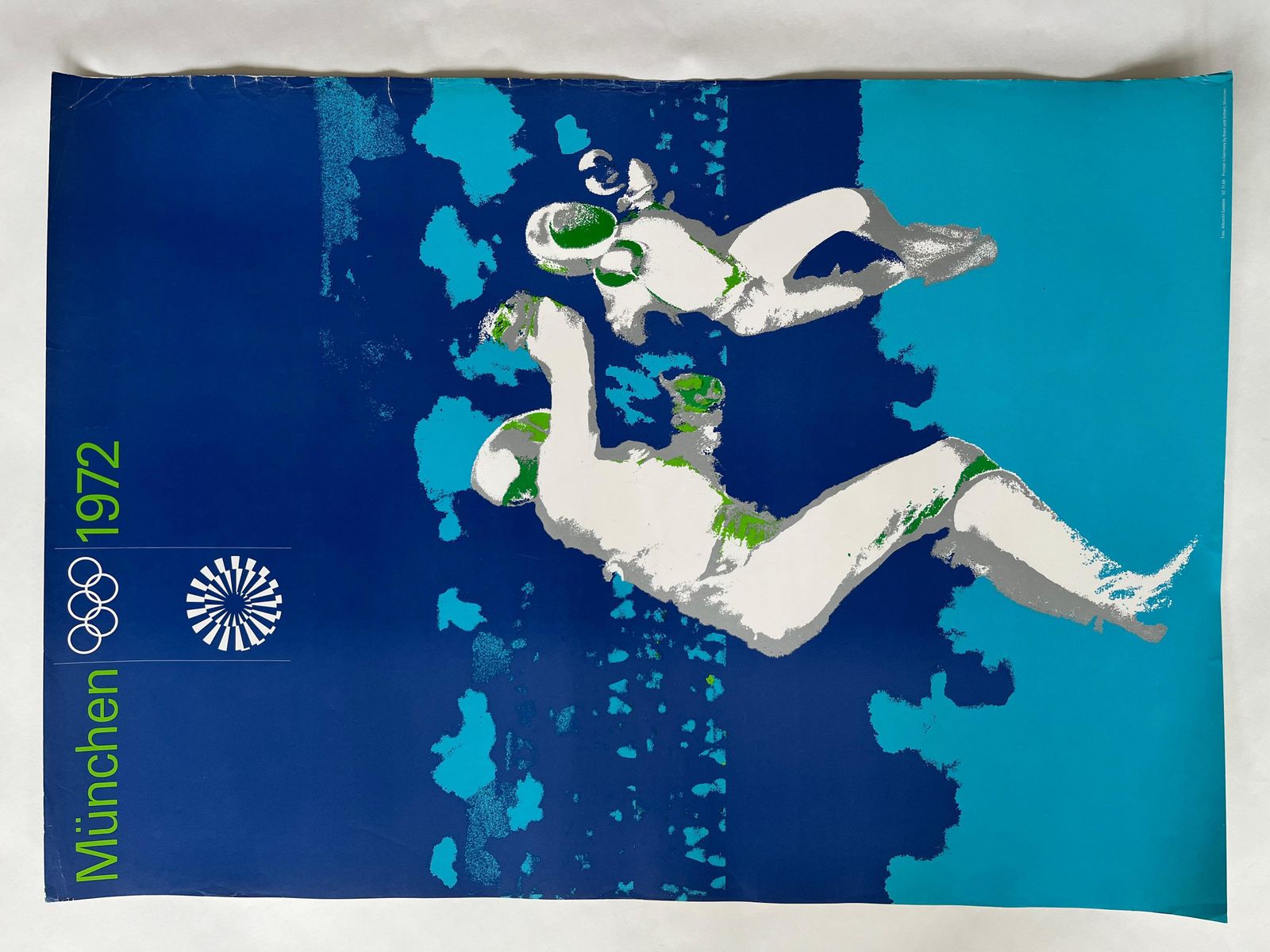 Otl Aicher Olympic Games Munich 1972, Fencing Sport, Original Poster photo furniture