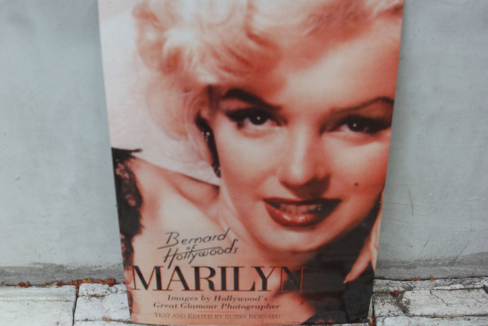 Marilyn Monroe Tin Panel, Bernard Of Hollywood “Marilyn Face” Metal Sign Made In Germany Wall Hanging photo for sale