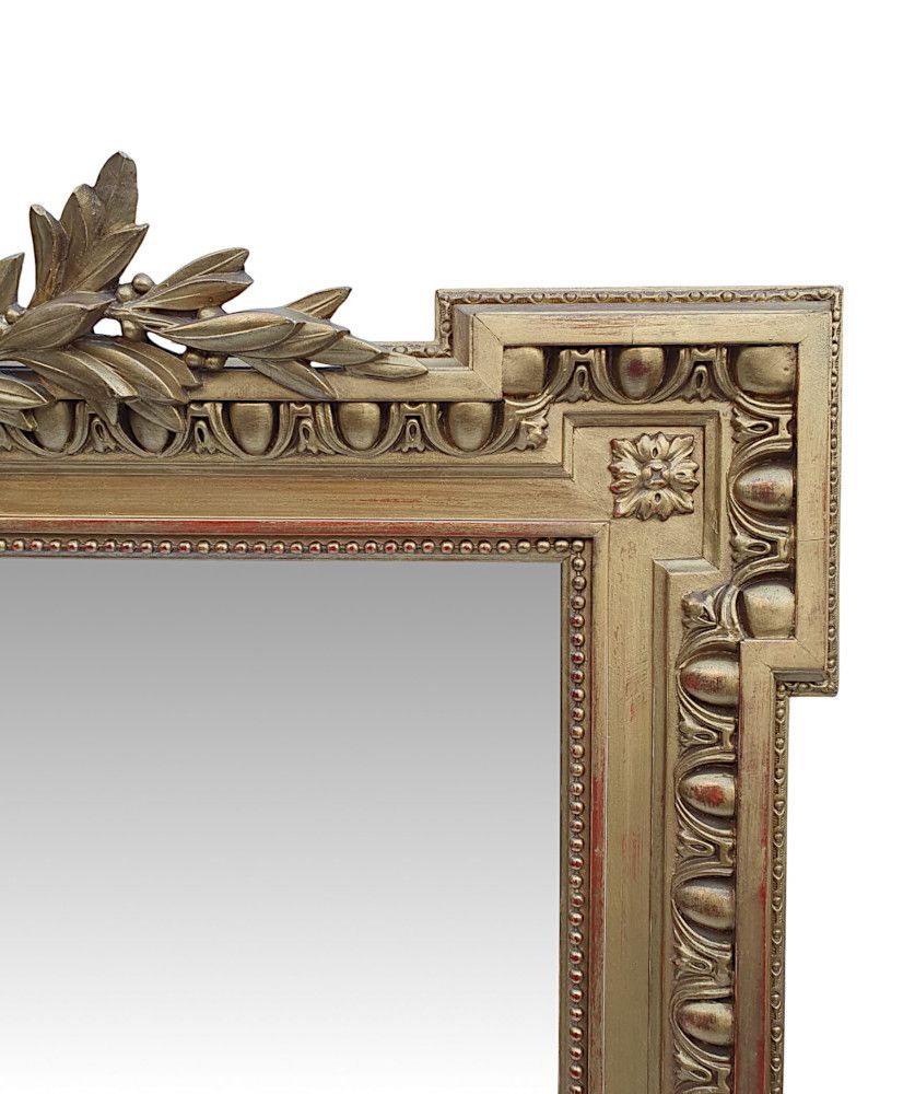 A Fabulous 19th Century Giltwood Hall Or Overmantle Mirror photo Home Decor