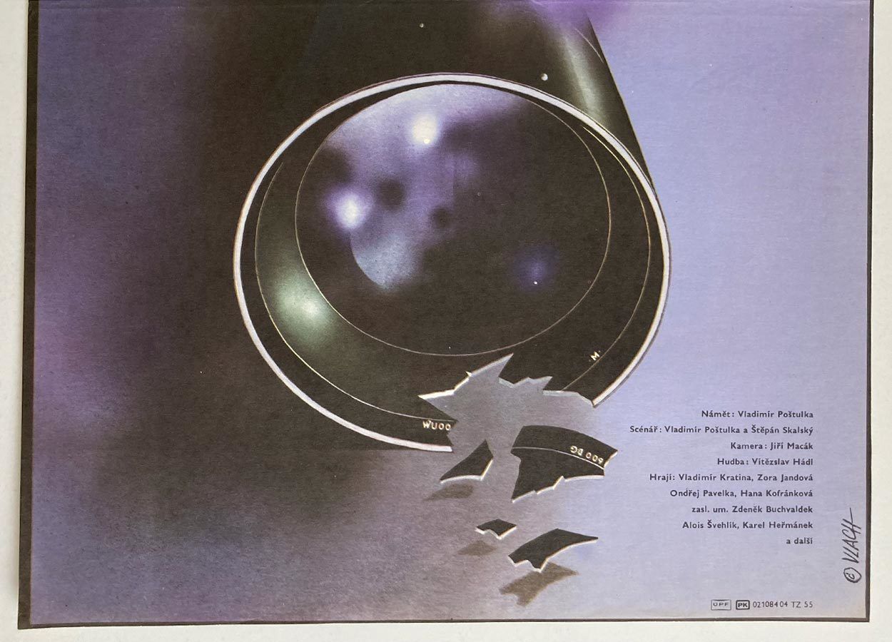 Original Film Poster, All Or Nothing, Zdeněk Vlach, 1984, Genuine Czech Vintage Print photo for sale