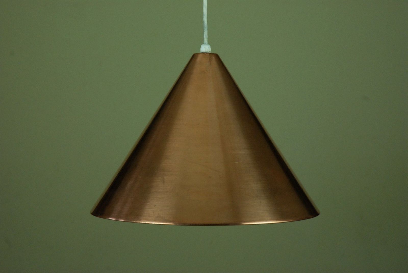 Rise And Fall Copper Billiard Pendant Lamp From Louis Poulsen & Co. A/S, 1960s photo for sale