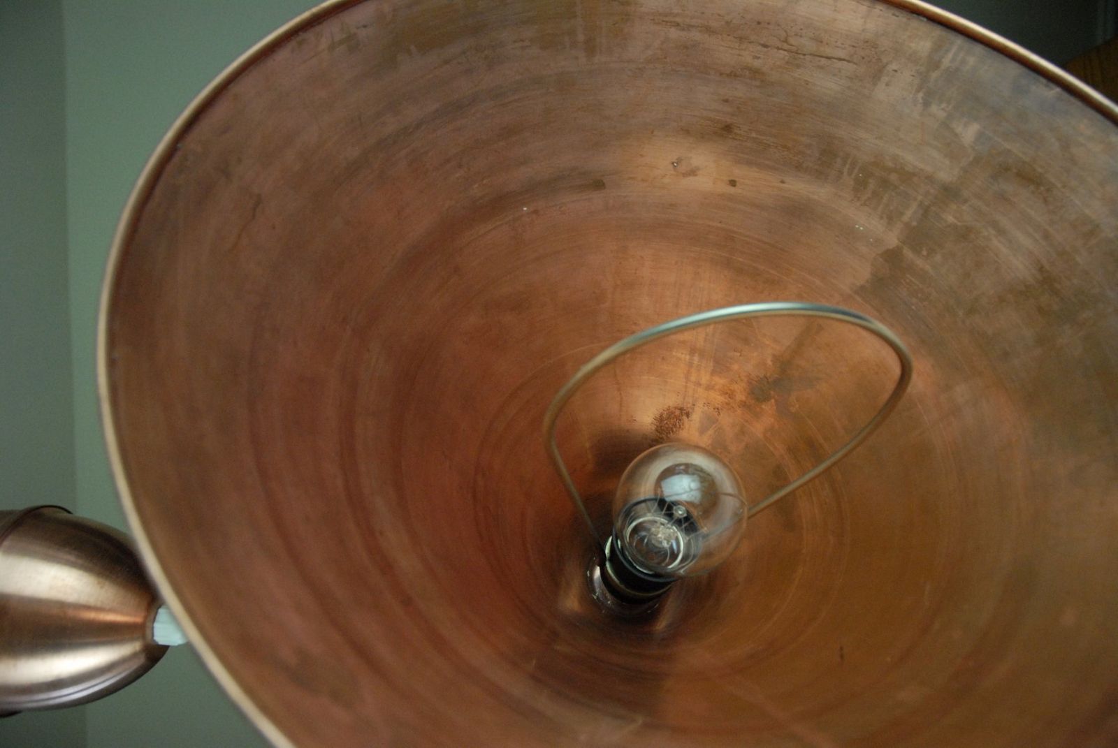 photo furniture Rise And Fall Copper Billiard Pendant Lamp From Louis Poulsen & Co. A/S, 1960s