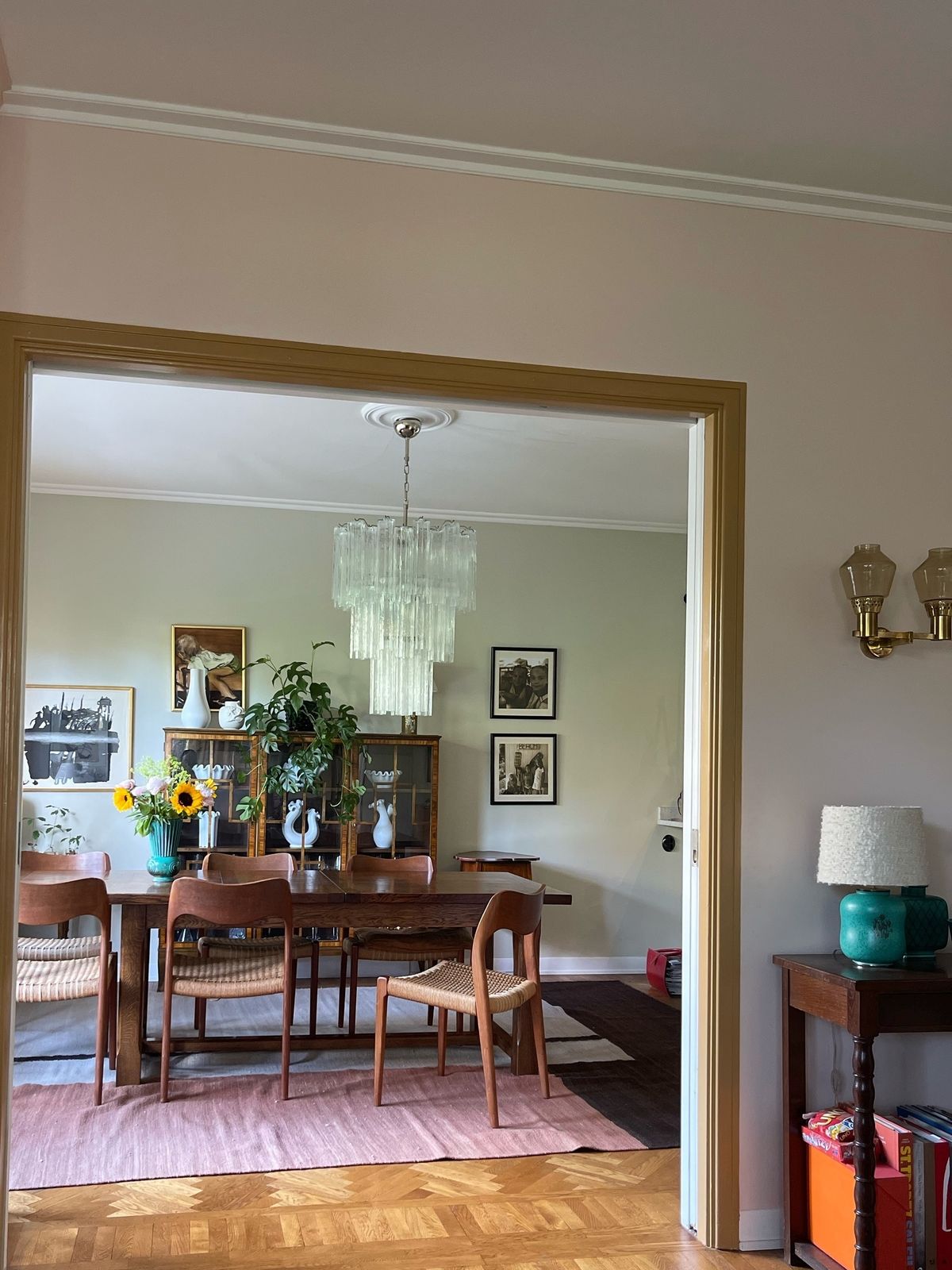 Murano Glass Chandelier 'Tubular'. Xl photo furniture