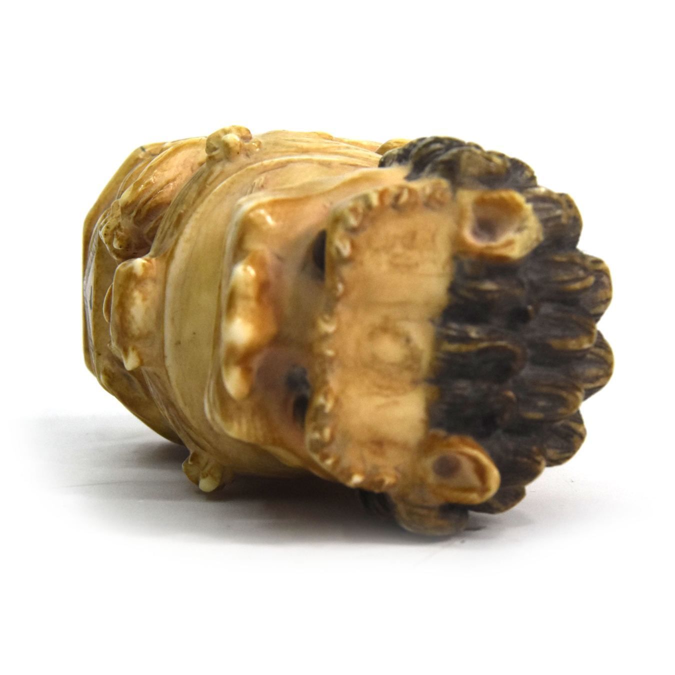 Fô Dog In Carved Ivory, 19th Century photo buy
