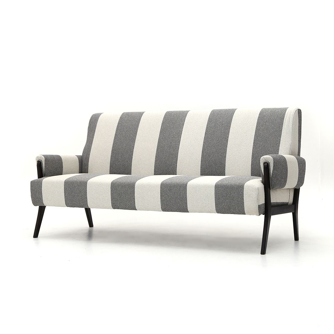 Furniture 3 Seater Sofa With Wooden Structure, 1950s photo