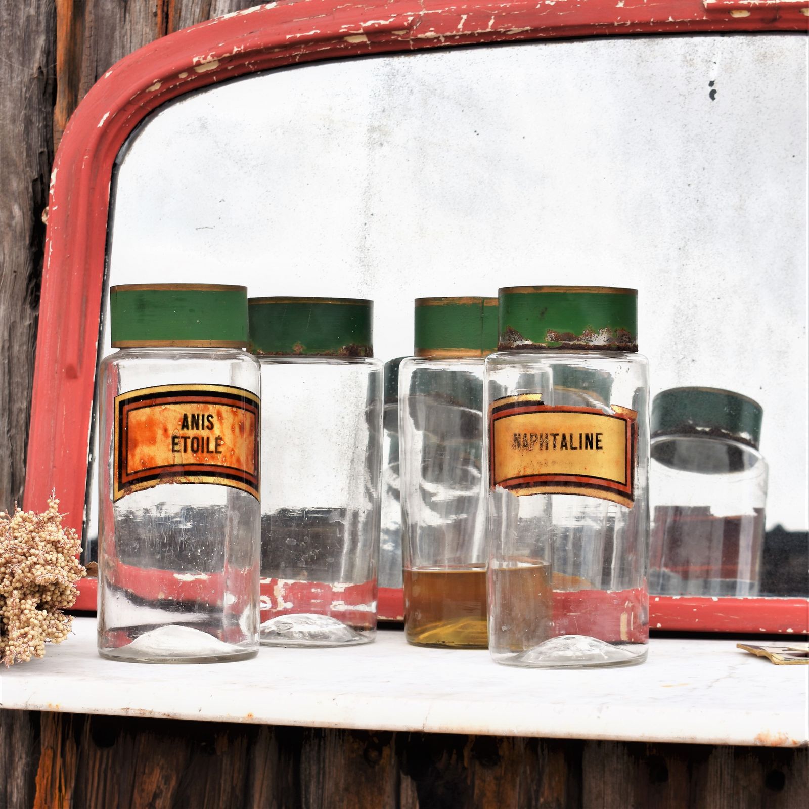Antique Victorian Apothecary Bottles Chemist Jars Hand Blown Large Shop Display photo Home Decor