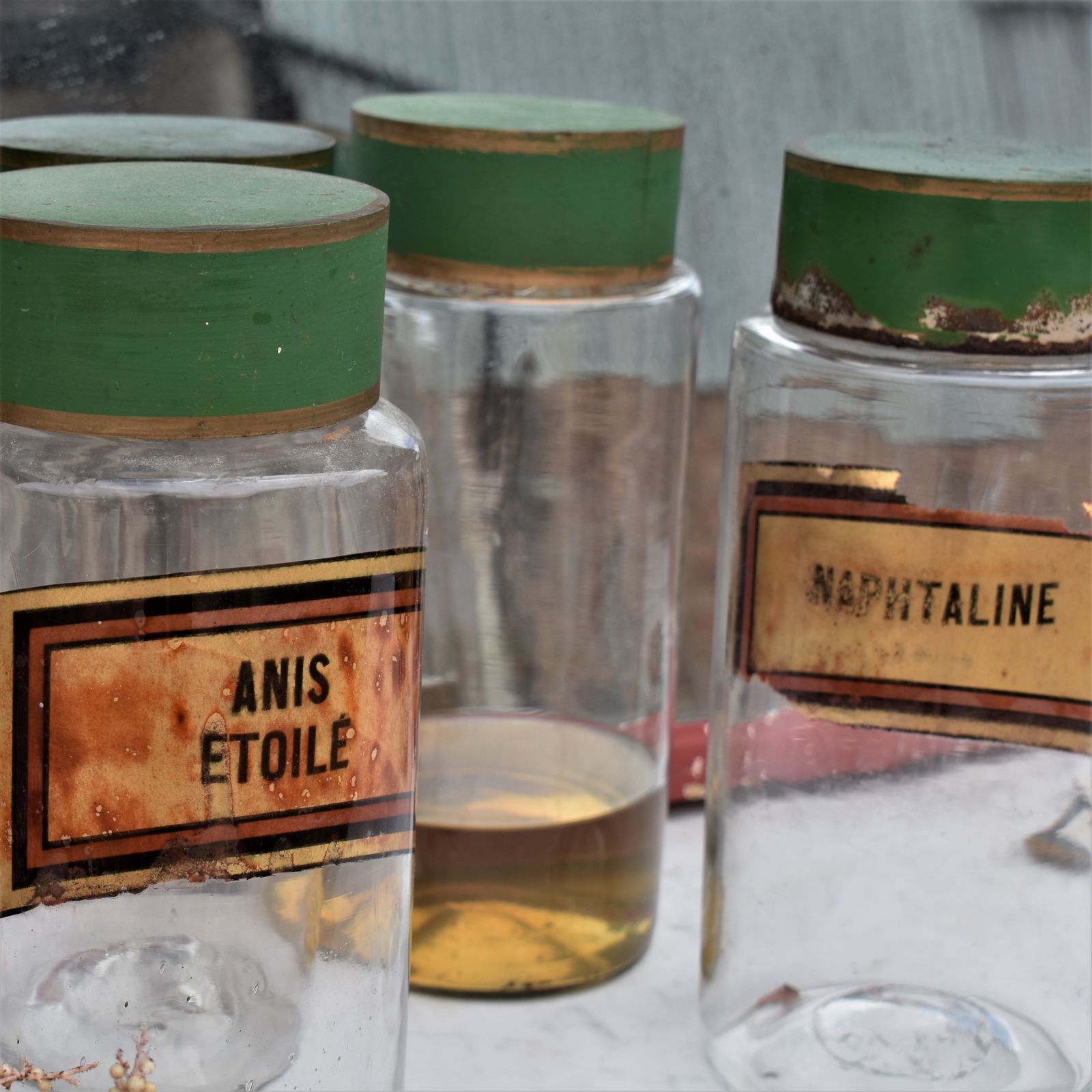 Antique Victorian Apothecary Bottles Chemist Jars Hand Blown Large Shop Display photo 295.0