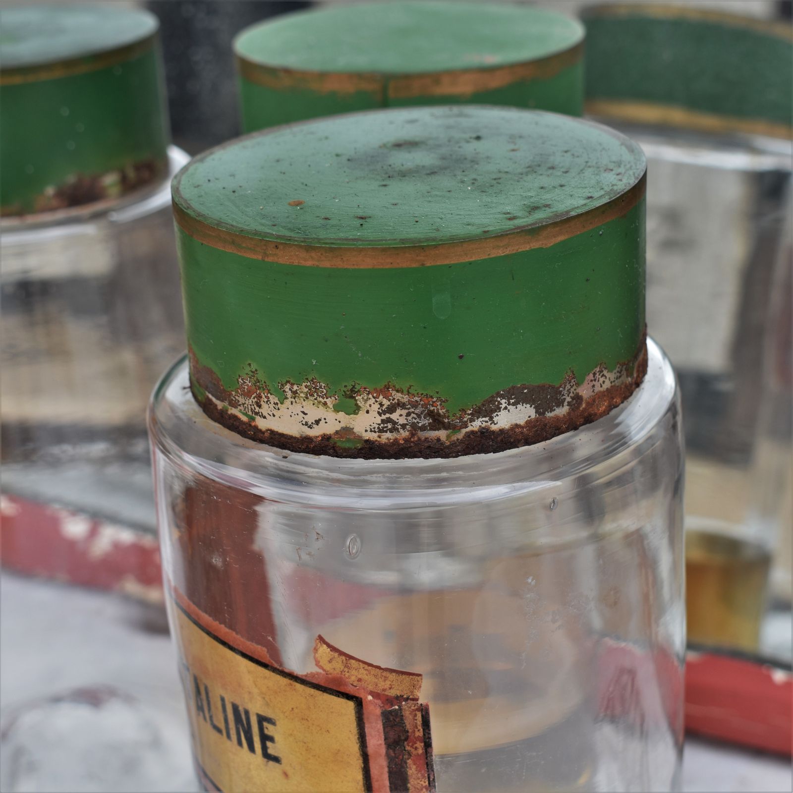 Antique Victorian Apothecary Bottles Chemist Jars Hand Blown Large Shop Display photo vintage