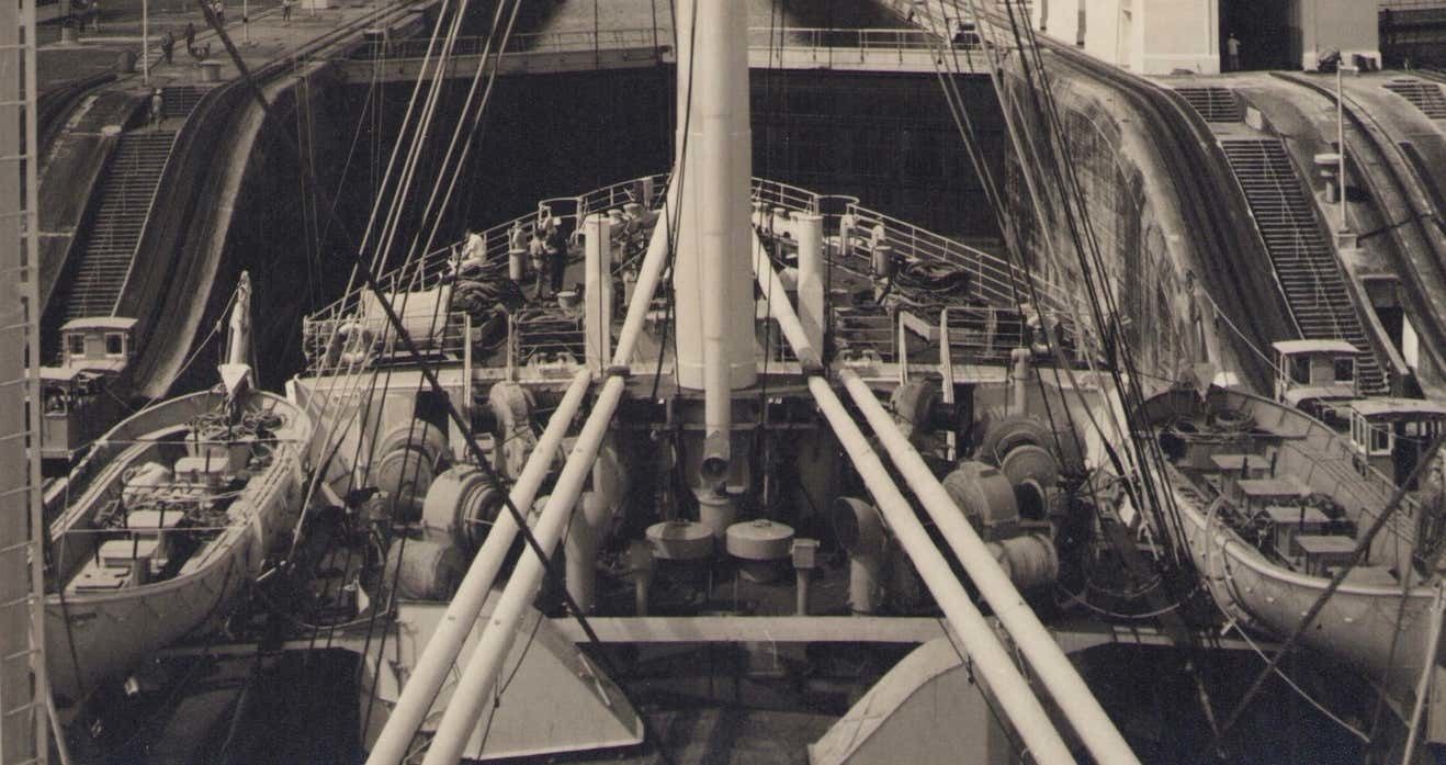 Panama, Ship, Black And White Photography 1960s photo furniture