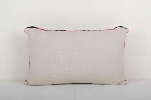 Ikat Eye Pink Pillow Cover   Silk Pastel Velvet Lumbar Pillow Cover photo for sale