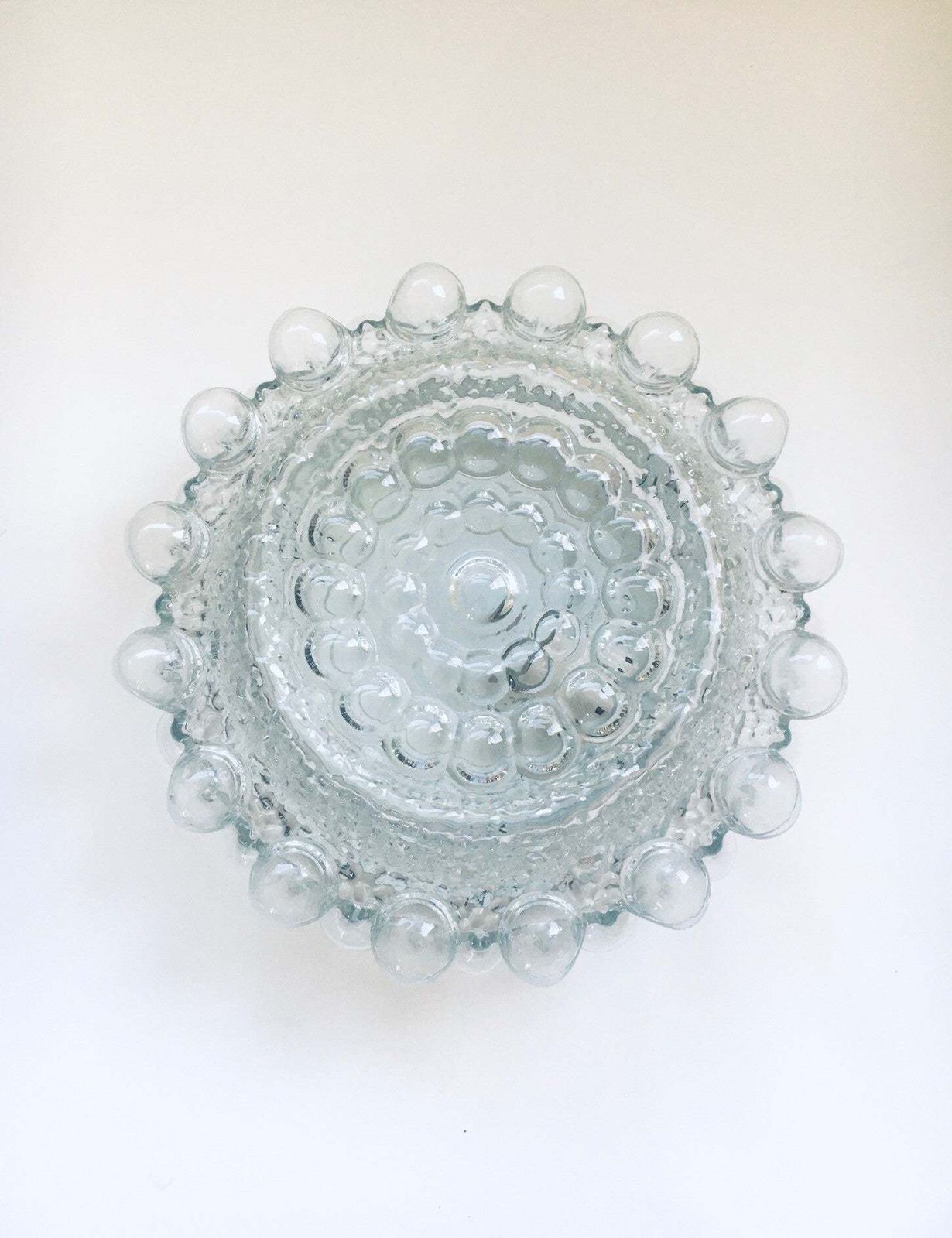 1960's Design Bubble Glass Sconce Wall Lamp photo Lighting