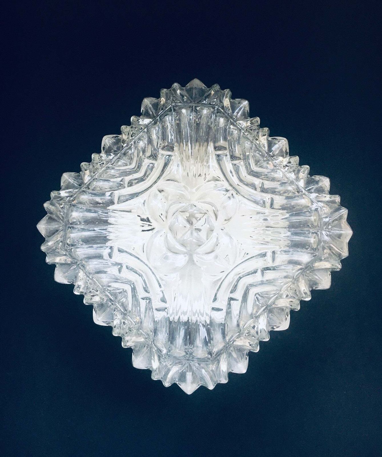 Wandlamp Met Ijskristalglas Uit De Jaren 1960 photo for sale