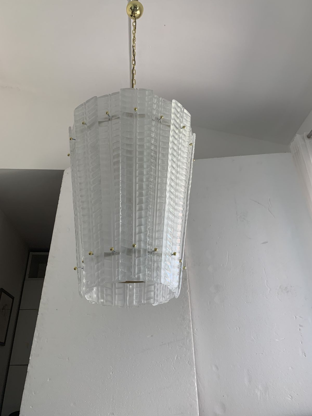 Impressive Murano Glass Sputnik Chandelier Lantern Like Mazzega Zuccheri Venini Barovier Style photo furniture