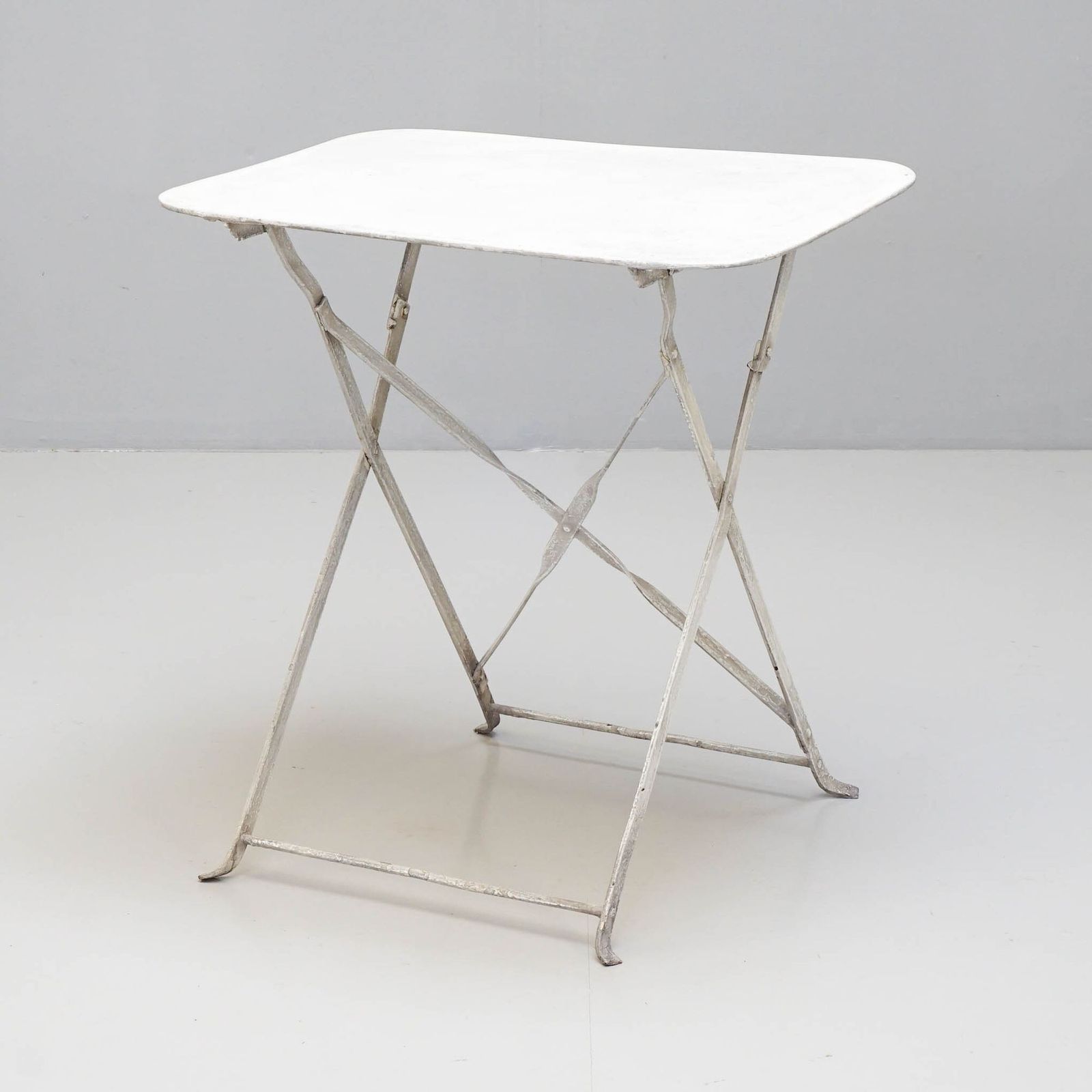Folding Garden Table, 1930s, Steel