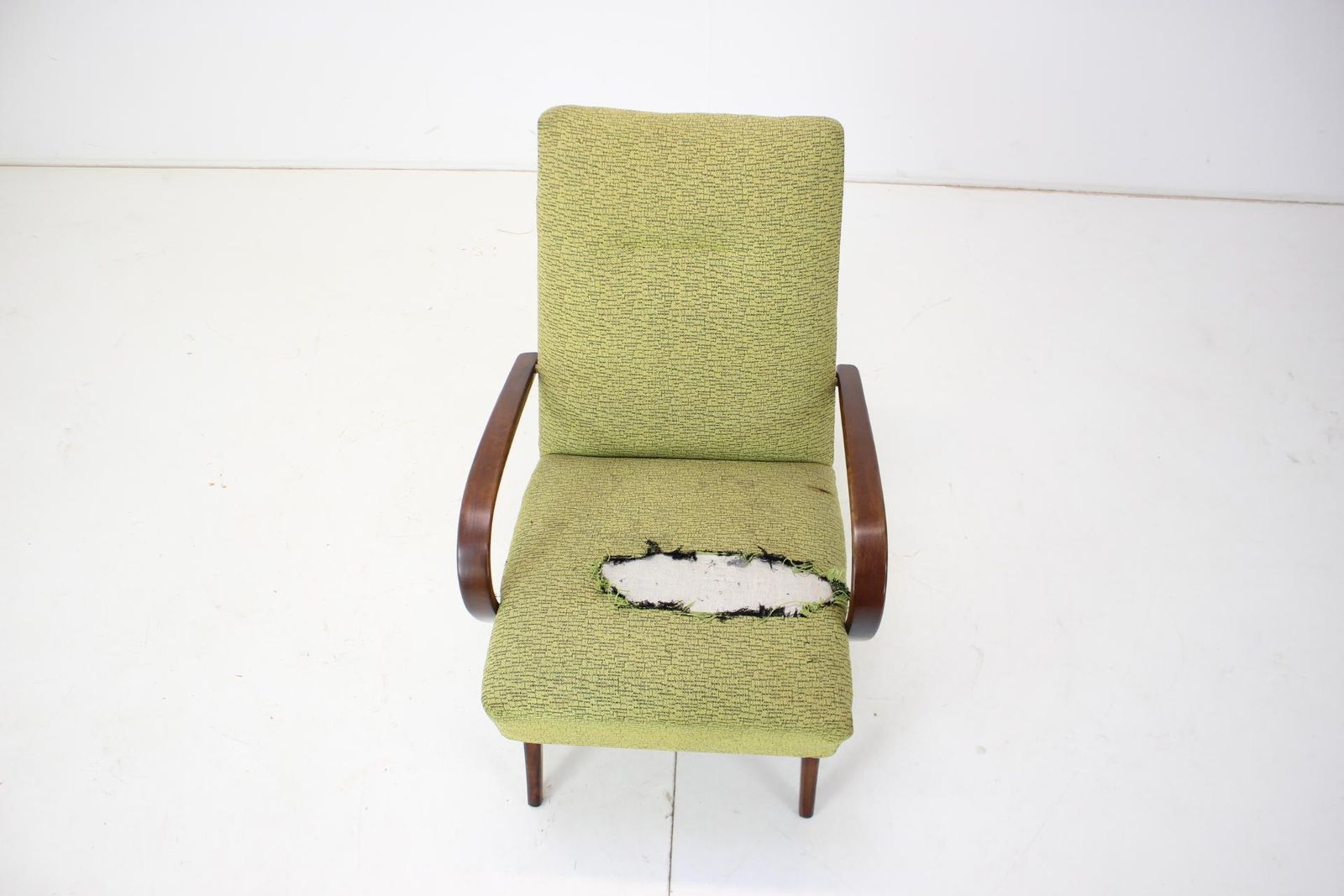 1960s Beech Armchair By Jaroslav Smidek For Ton, Czechoslovakia photo for sale