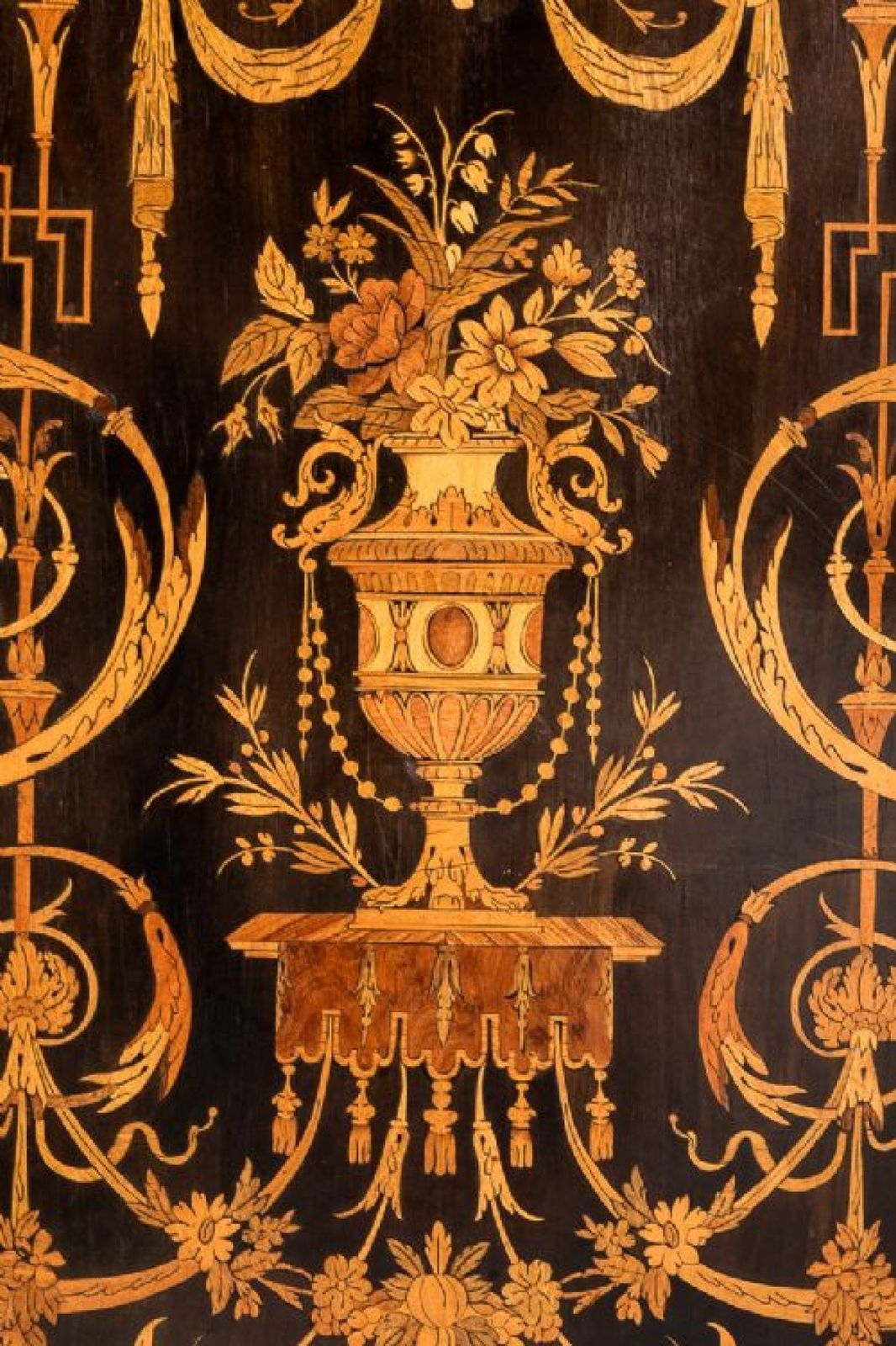 photo furniture French Pier Cabinet Marquetry Inlay Chest 1860