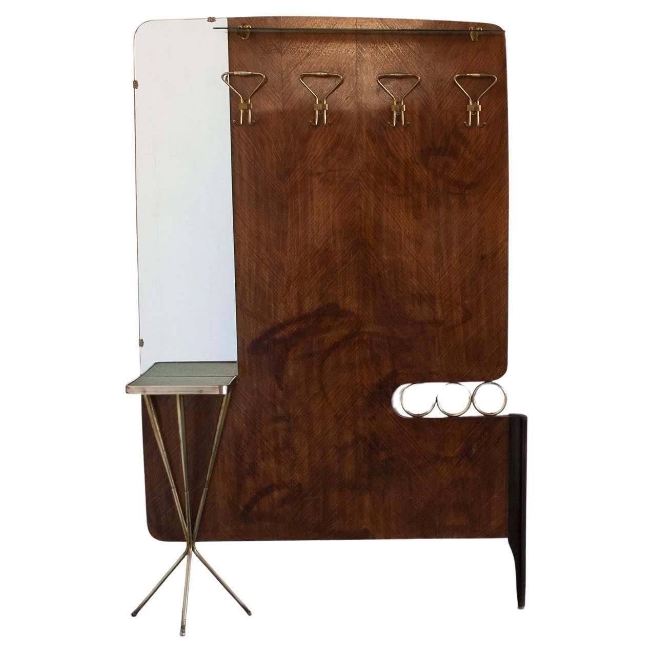 Giò Ponti In The Manner Italian Midcentury Coat Racks 50's.