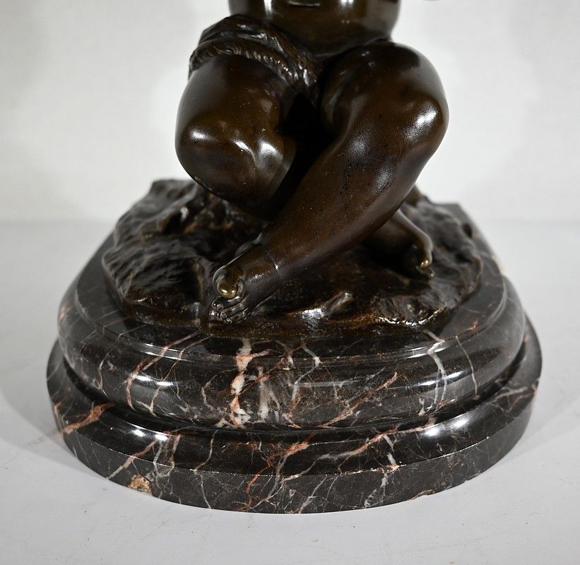 Bronze “Angelot à La Flute” – Late 19th Century photo vinterior