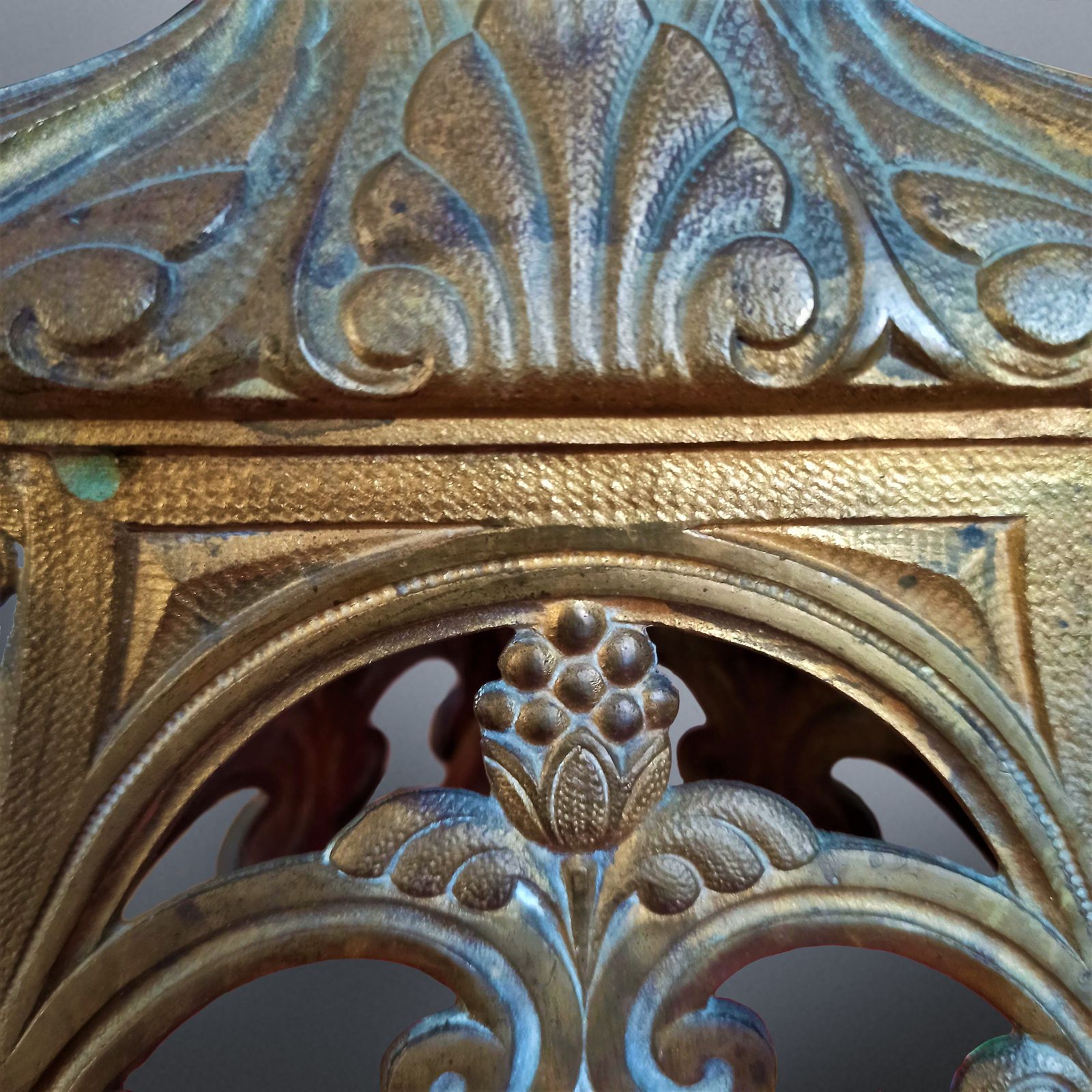 Early 19th Century Ecclesiastical Gilt Bronze Candlestick Lamp photo buy