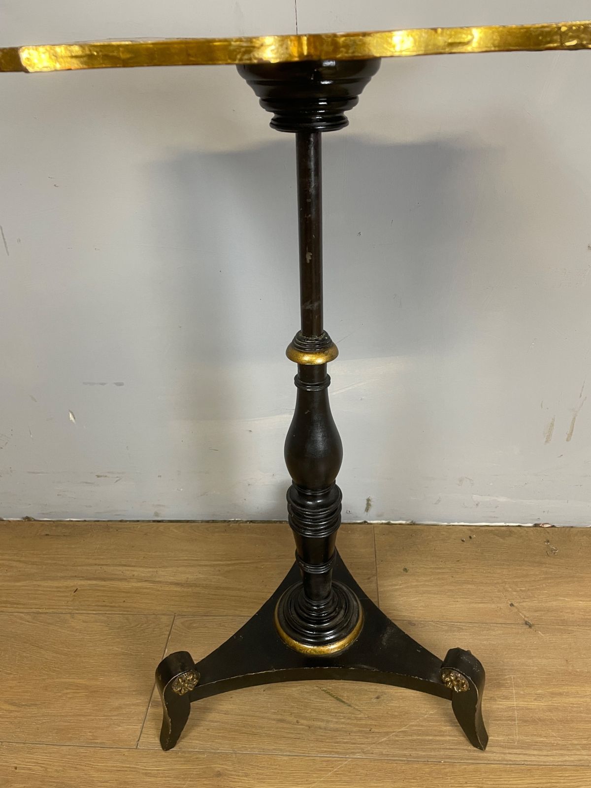 C19th Chinoiserie Wine Table With Ebonised Tripartite Base photo Furniture