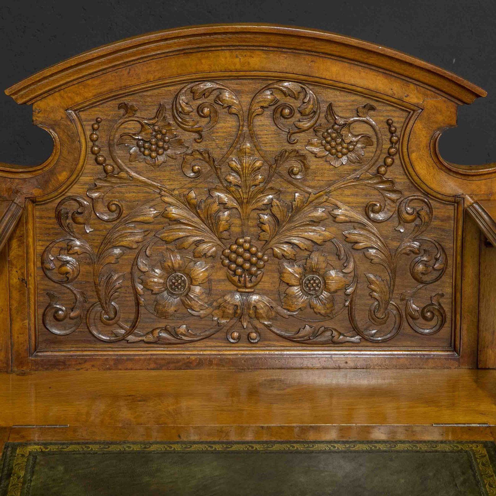 5950.0 Late Victorian Pollard Oak Desk By Thomas Turner photo