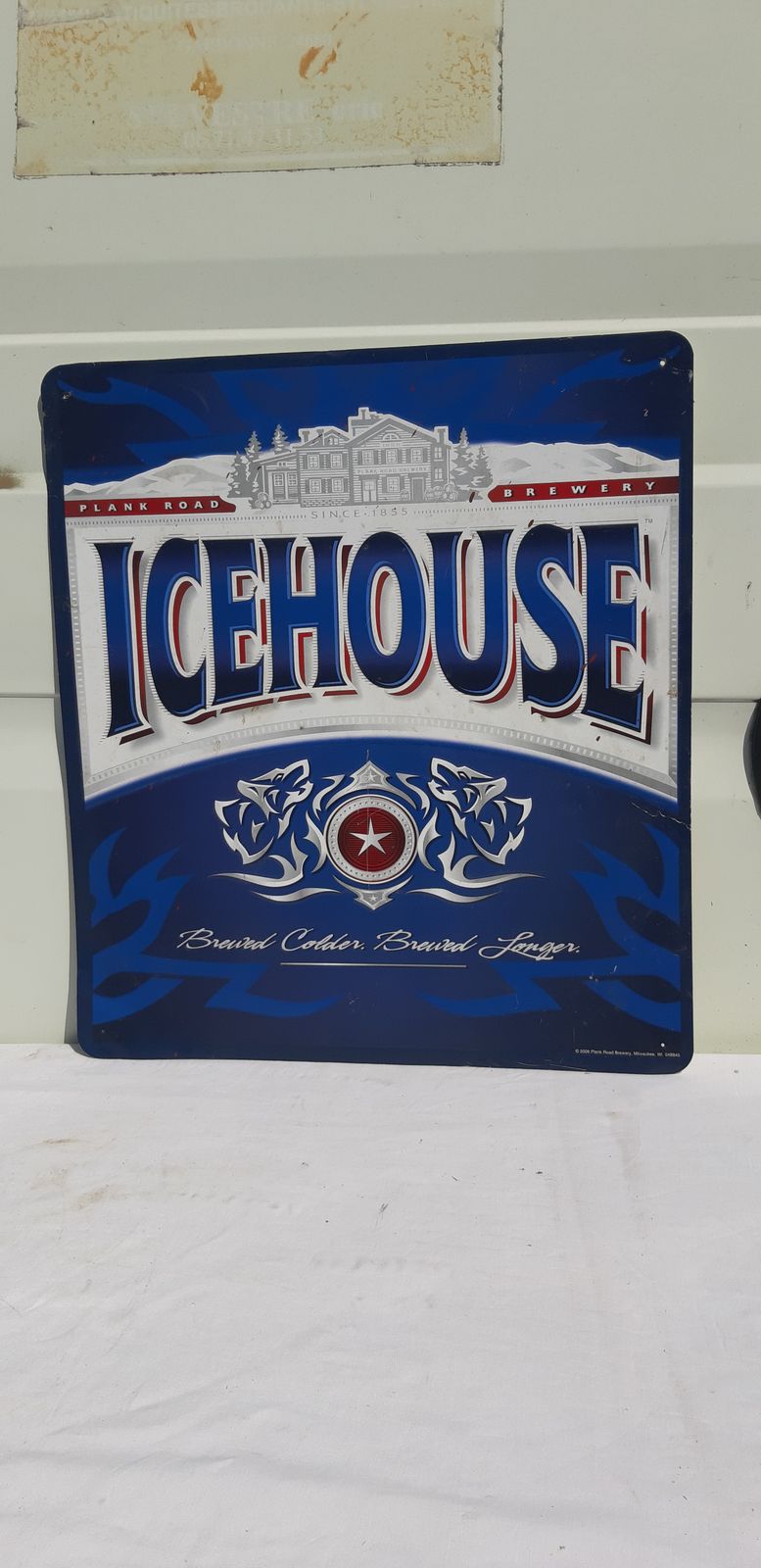photo buy American Tole Advertising Plate Icehouse Milwaukee
