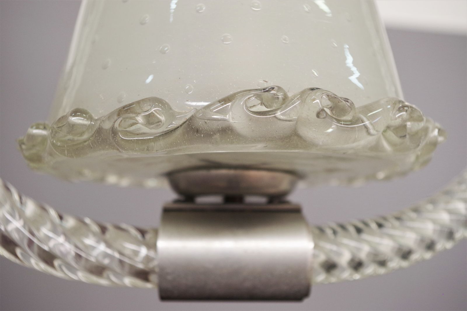 Murano Glass Chandelier By Barovier & Toso, 1950 photo buy