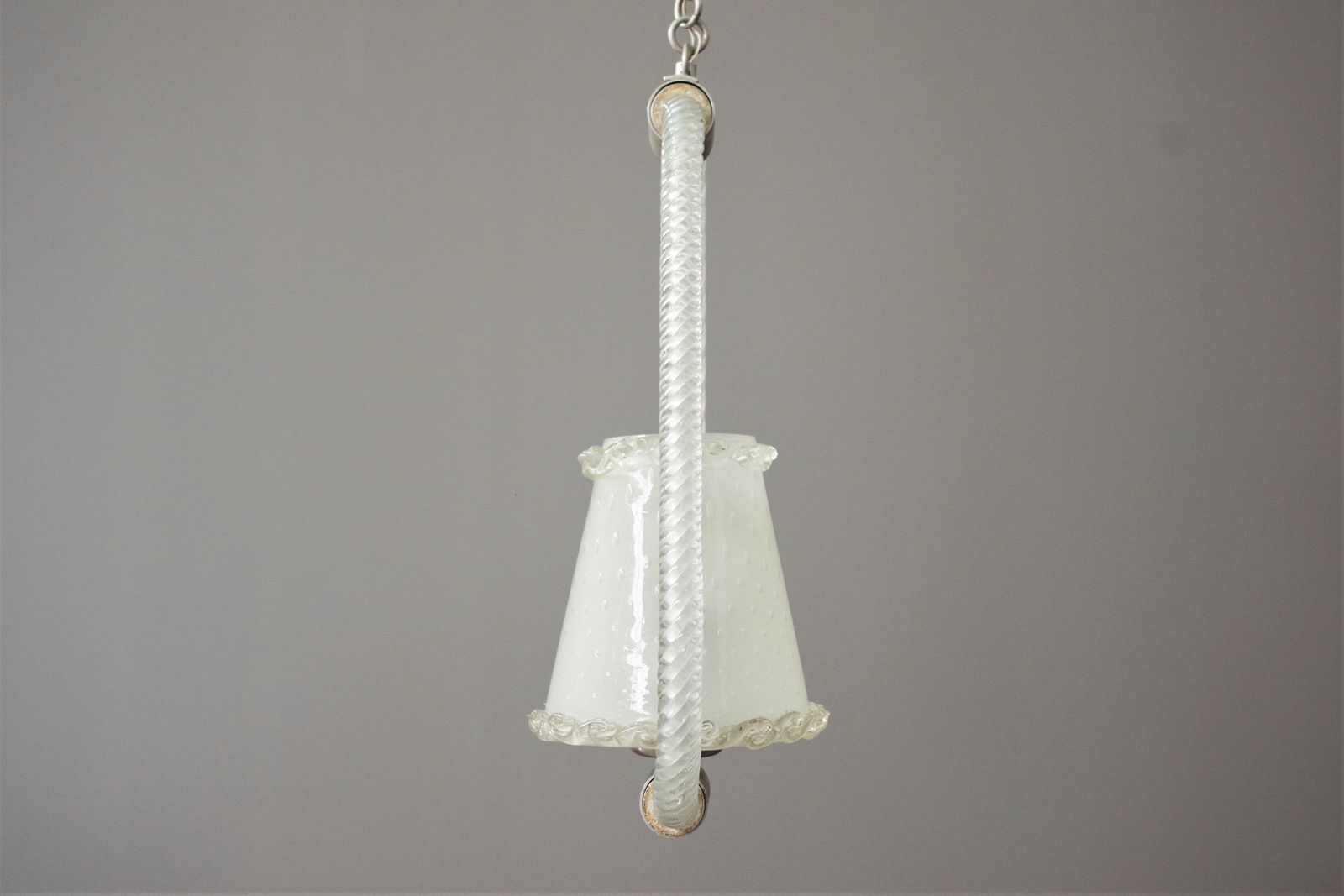 Murano Glass Chandelier By Barovier & Toso, 1950 photo vintage
