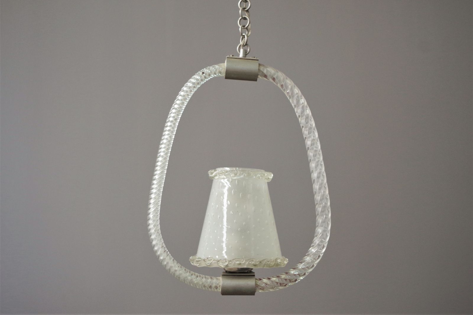 Murano Glass Chandelier By Barovier & Toso, 1950