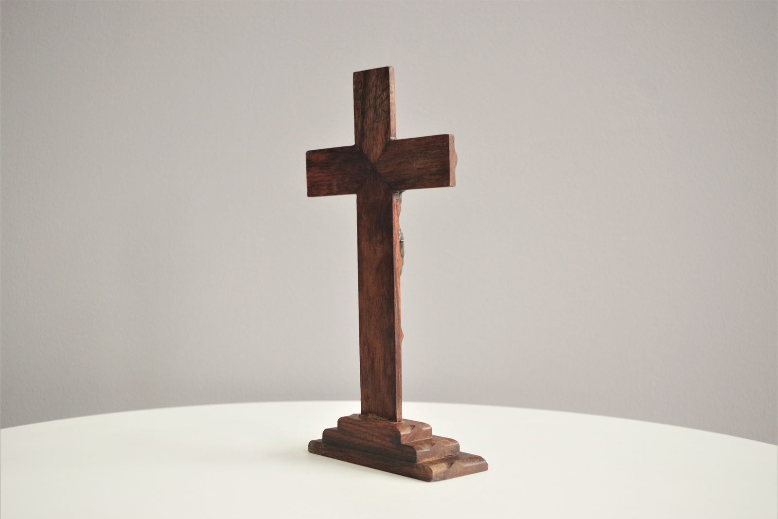 Cross In Wood And Iron From The 1970s photo for sale