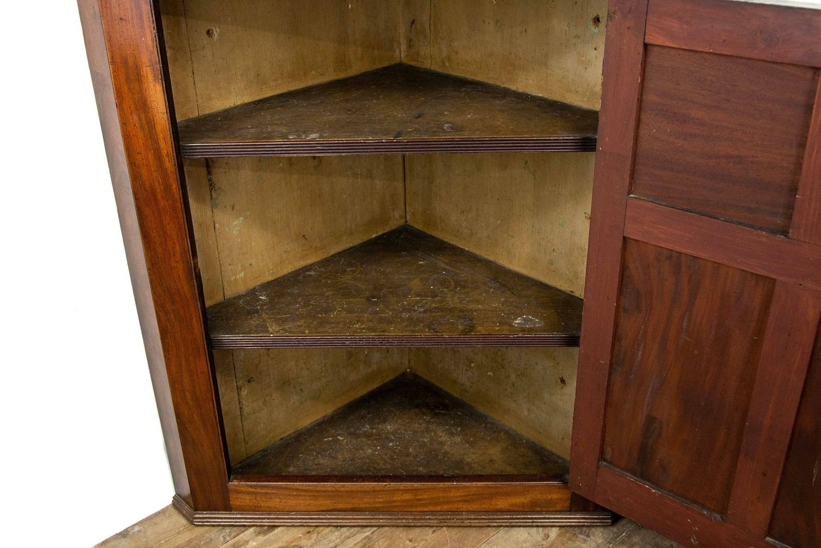 Antique Mahogany Corner Cupboard photo for sale