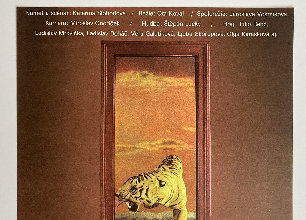 Original Film Poster, Jakub, Olga Poláčková Vyleťalová, 1976, Genuine Czech Vintage Print photo Art