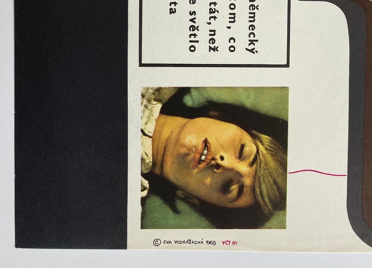 Movie Poster, Helga, Eva Galová Vodrážková, 1968 photo vinterior