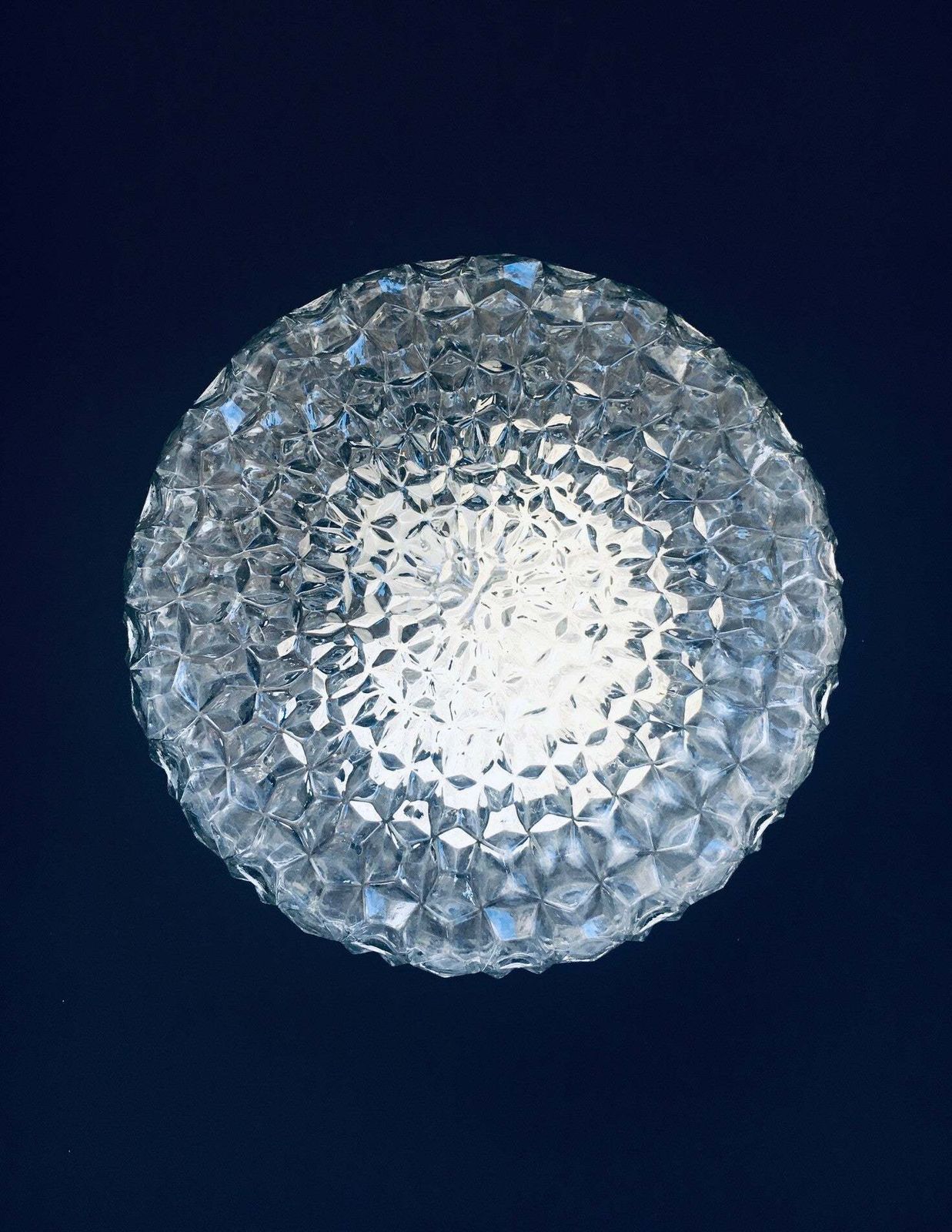Kristalglazen Wandlamp Van Rzb Leuchten, Ca. Jaren 1960 photo Verlichting