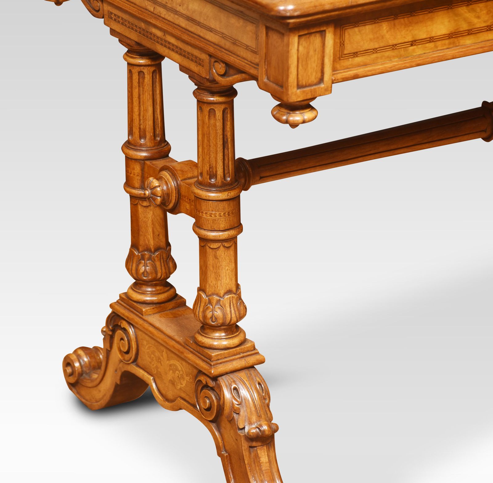 photo furniture Walnut Writing Desk In The Manner Of Gillows
