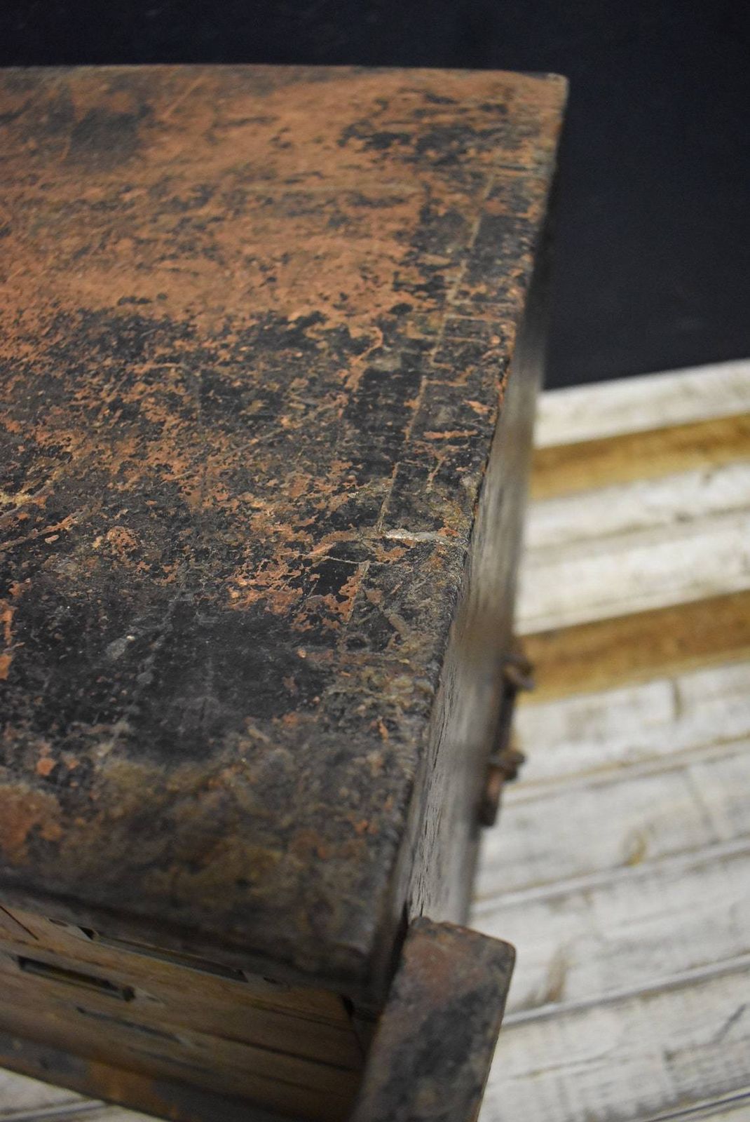 Military Campaign Chest Of Drawers / Strong Box photo Furniture
