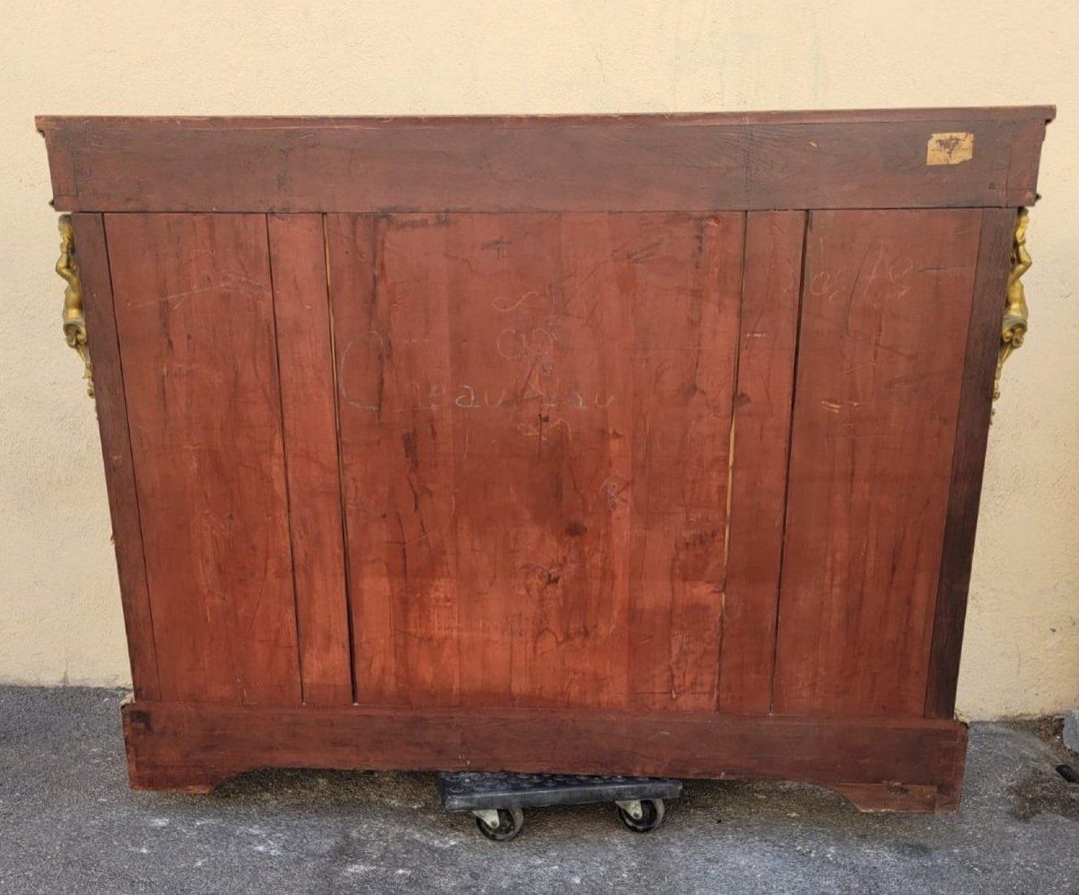 Sideboard In Marquetry And Bronze, Napoleon III, Xixth Century photo furniture