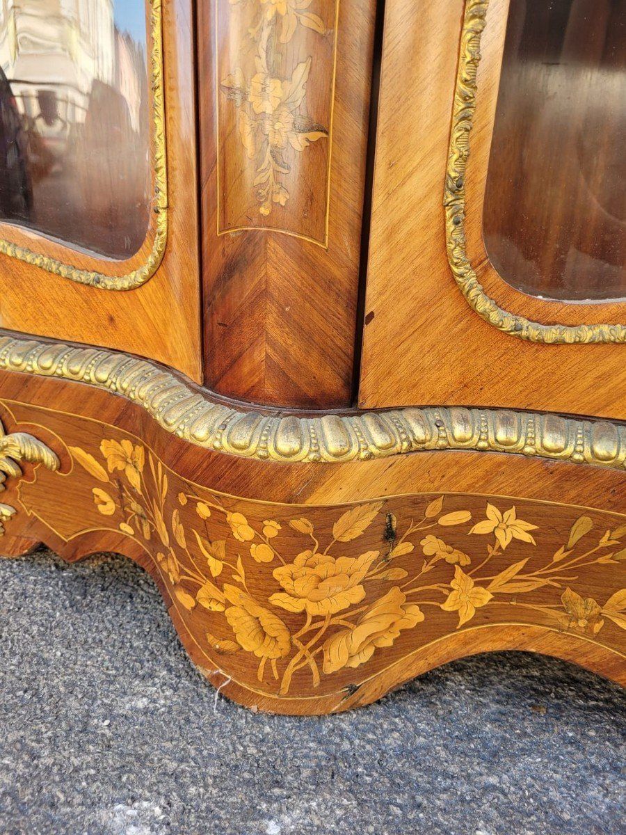 photo furniture Sideboard In Marquetry And Bronze, Napoleon III, Xixth Century