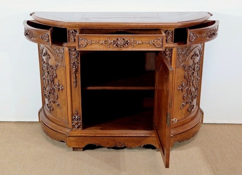 Property Sideboard In Oak, Louis Philippe Style   Late 19th Century photo Furniture