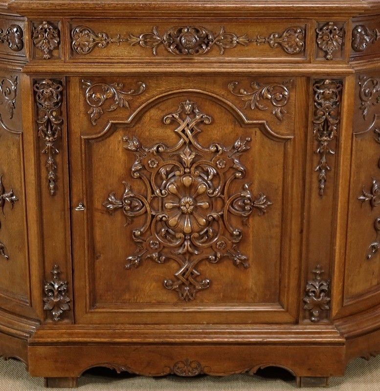 Property Sideboard In Oak, Louis Philippe Style   Late 19th Century photo vintage