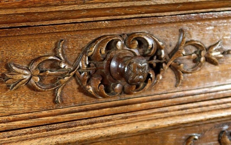 photo furniture Property Sideboard In Oak, Louis Philippe Style   Late 19th Century