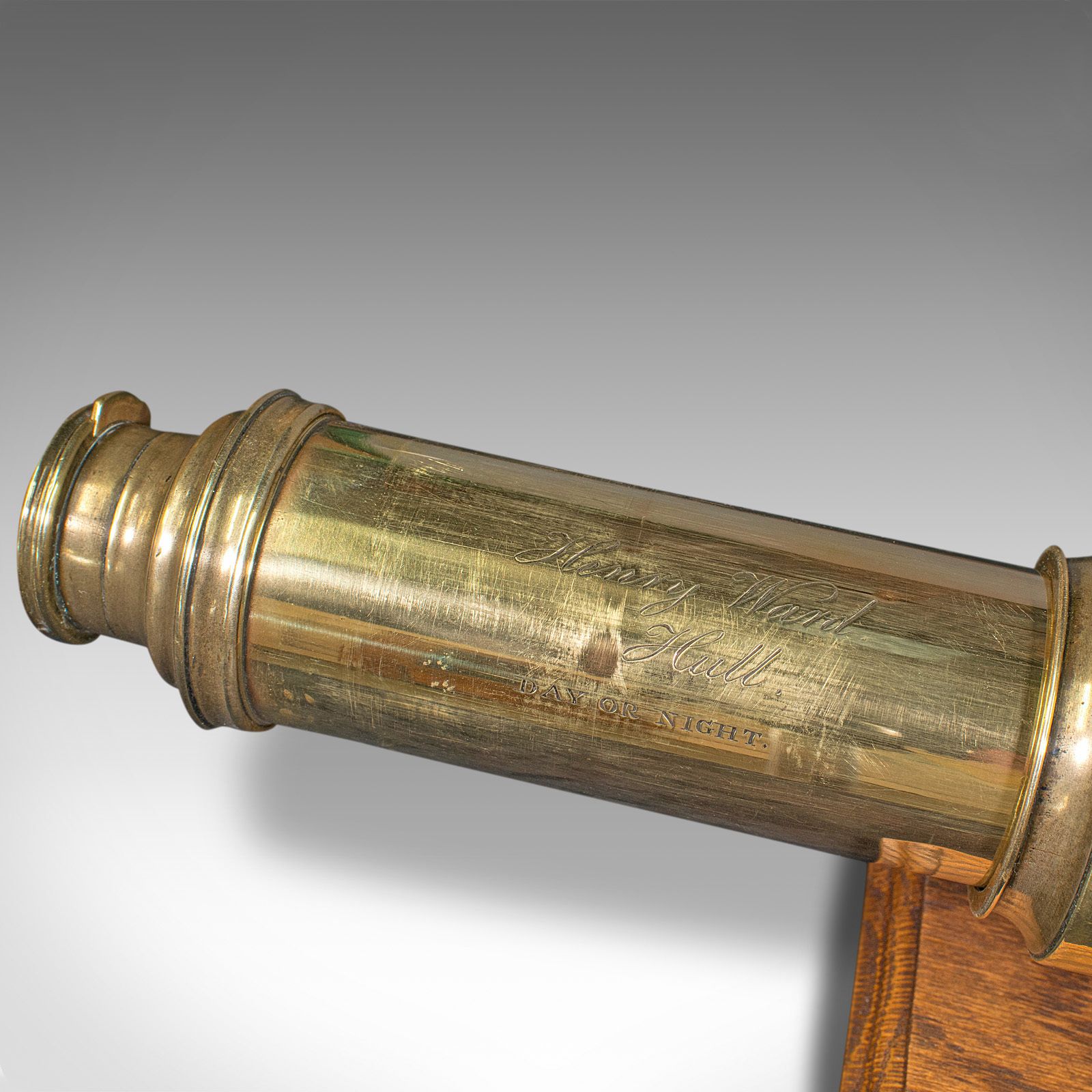Antique Day Or Night Telescope, English, Terrestrial, Henry Ward photo Home Decor